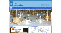Desktop Screenshot of deltameccanica.com